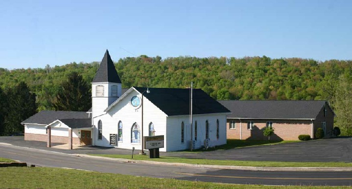 Brisbin church, just north of Houtzdale